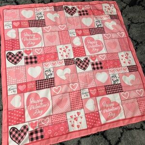 Valentine's Day Pink Patchwork tablecloth